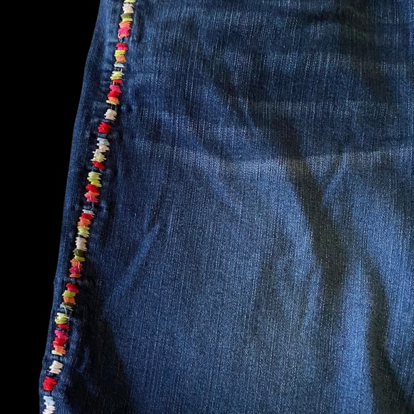 EV 1 Embroidered Denim Shorts - Picture 3 of 5